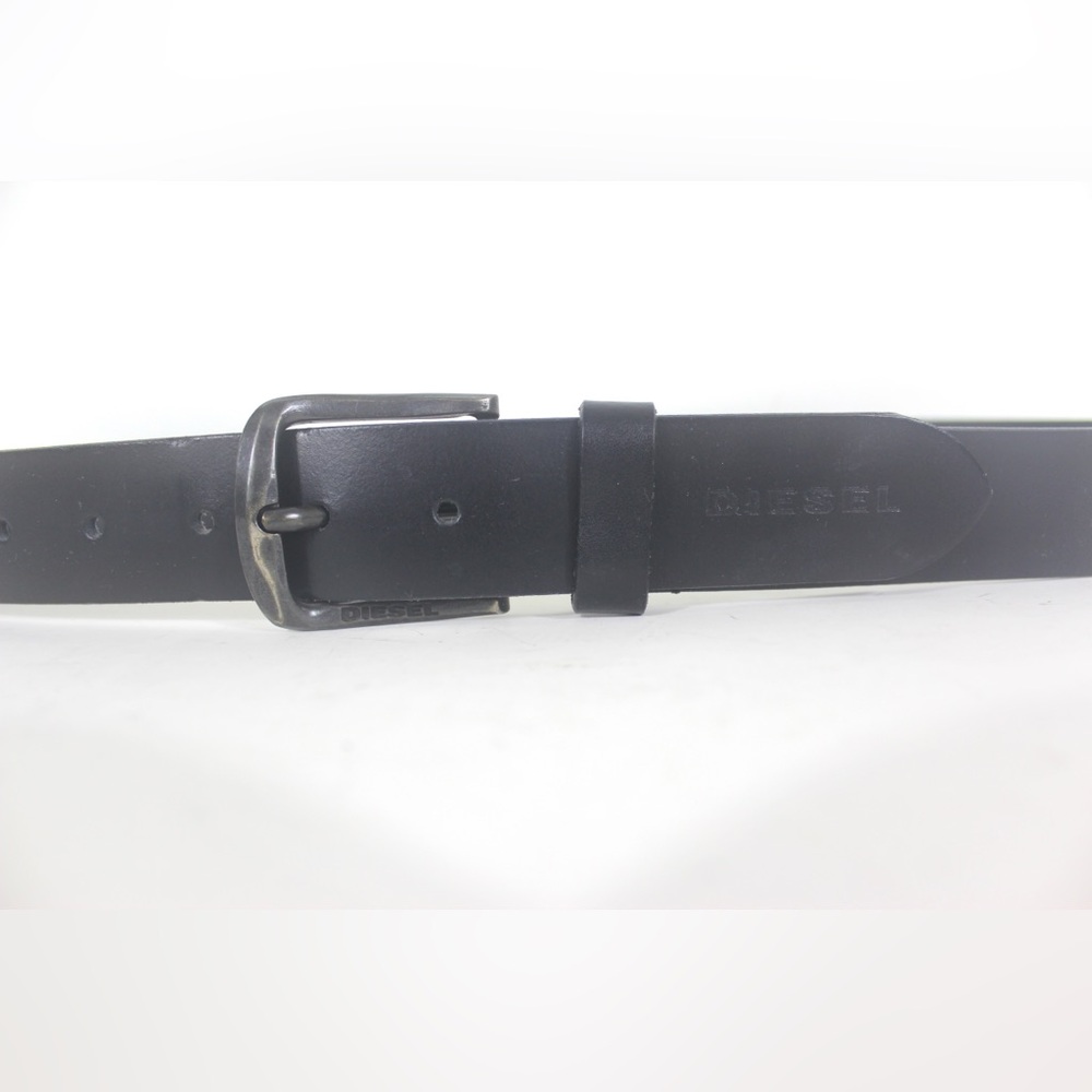 Black Genuine Buffalo Leather Belt Large Made in Romania Mens Belt Unisex Womens